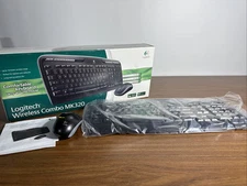Logitech MK320 Wireless Combo Mouse And Keyboard. New. Open Box