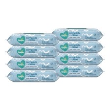 Pampers 75536 1-Ply Baby Fresh Complete Clean Baby Wipes - White 8/Carton New