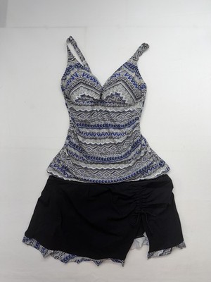 Profile by gottex swimwear size 14 Bottoms 38D Matching Tanki Top.