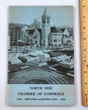 Vintage 1968-69 Pittsburgh North Side Chamber of Commerce Directory Buyers Guide