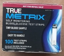 TRUE METRIX Blood Glucose Test Strips 100ct -NEW Sealed Box 08/31/2026