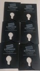 (6) Black BLOCKBUSTER EXPRESS Plastic Sleeves DVD rental kiosk case Vintage — photo 1