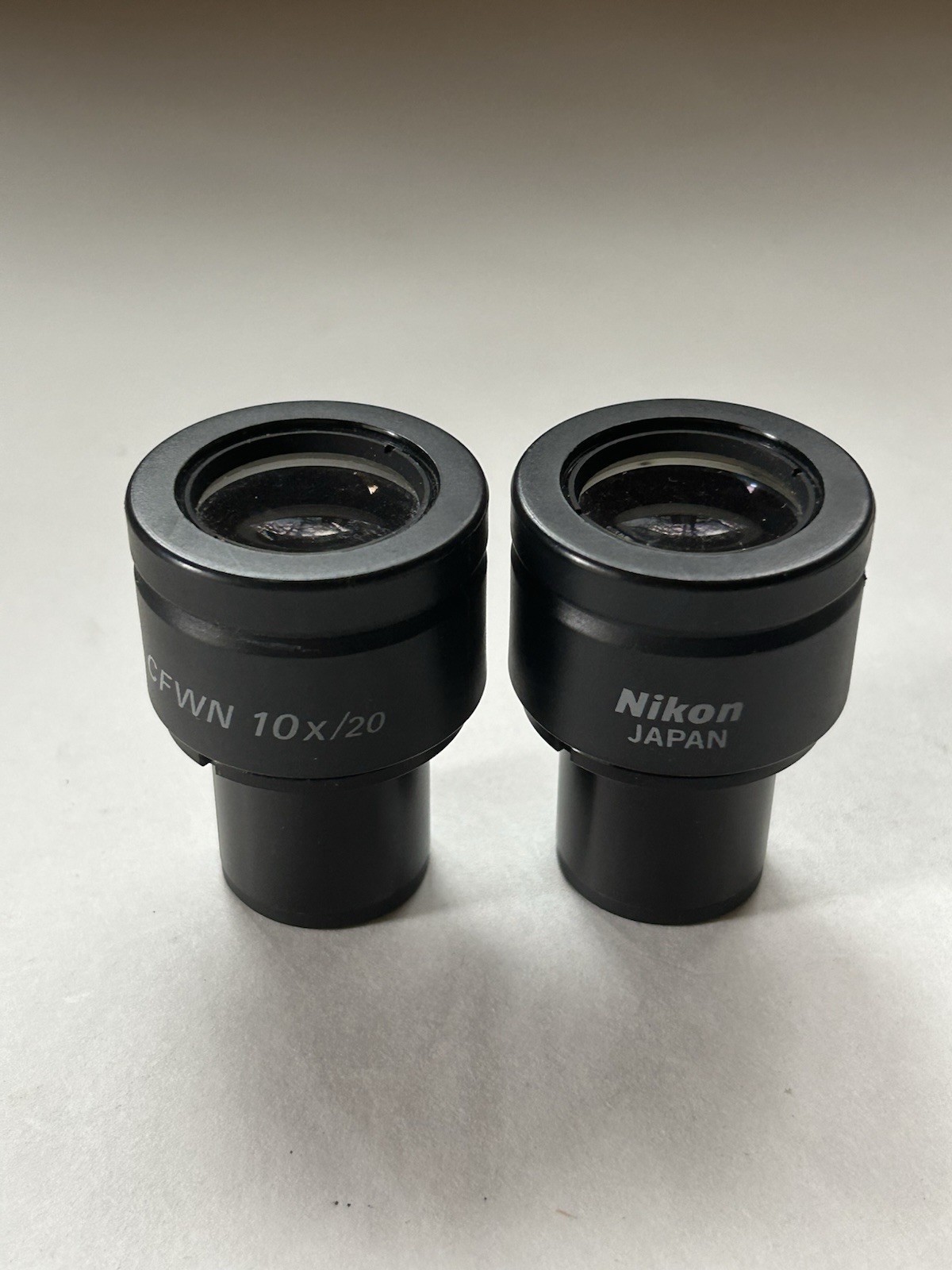 nikon microscope eyepieces (2) 10x CFWN