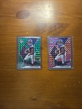 2020 Panini Mosaic- Justin Jefferson Rookie Card Pink Camo and Green Mosaic. rookie card picture
