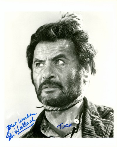 Signed Eli Wallach Mr. Freeze Batman 8x10 photo Good, Bad, Ugly Tuco rare auto