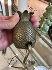 4 Vintage Brass Pineapple Candlesticks Electric Window Candle Nightlight Set — photo 4