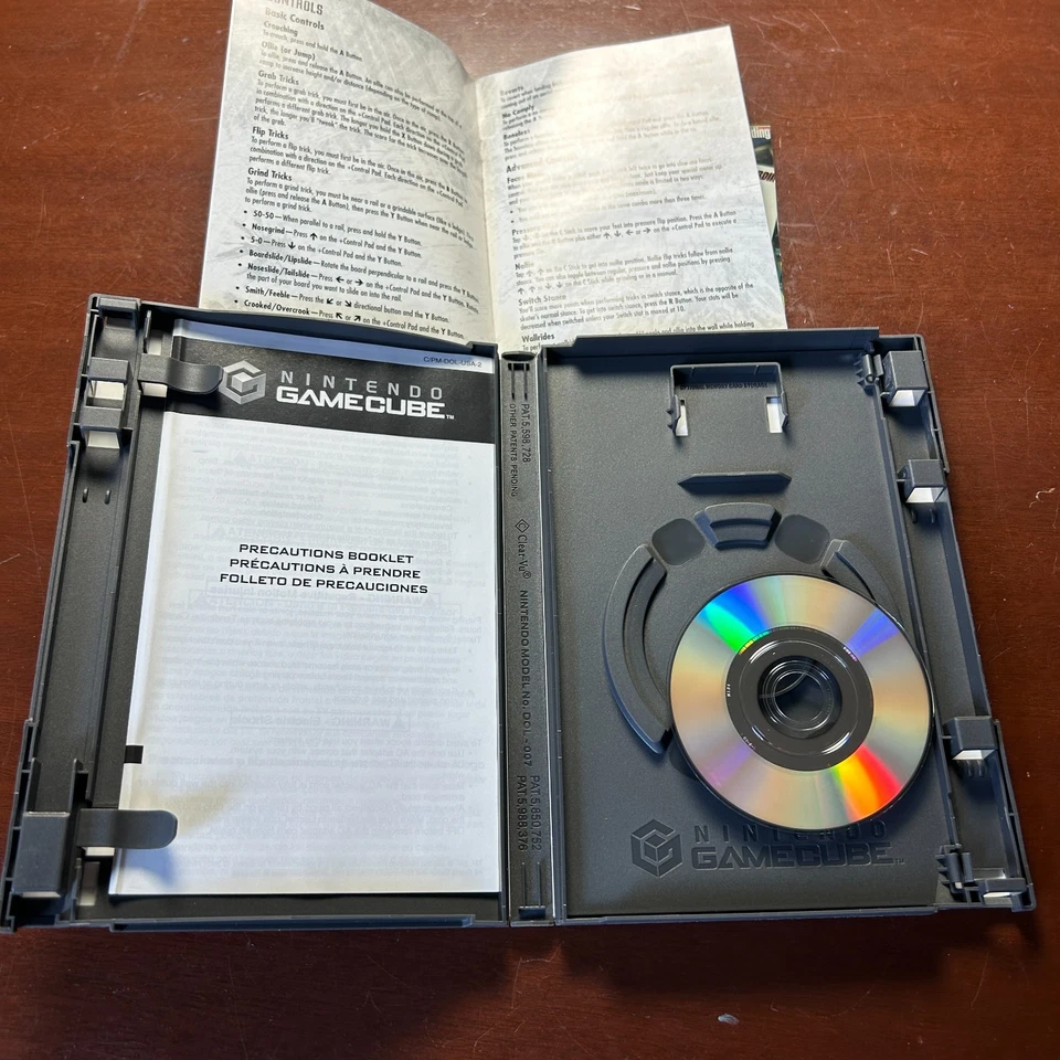 Tony Hawk's American Wasteland Nintendo GameCube Complete Manual Insert Black - Image 4 of 4