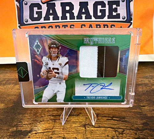 Panini Phoenix Trevor Lawrence Jaguars Mythical Materials Patch Auto MMA-TLE /25