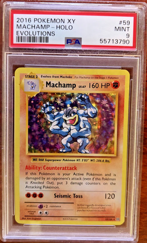 Machamp graded PSA 9 for sale on eBay