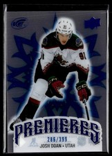 2024-25 Upper Deck Ice Hockey Premieres Blue #220 Josh Doan /399