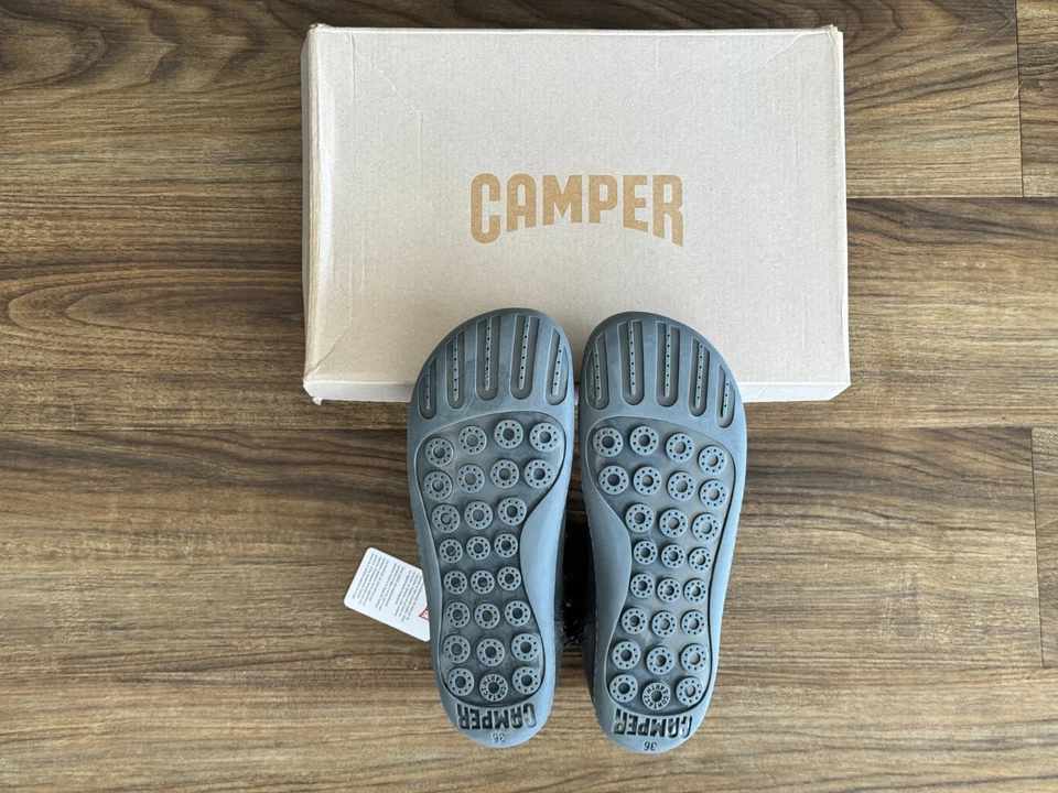 Botas Camper Peu Cami - EU 36, US 6 - Cuero Gris Parte Superior Alta - NUEVAS, SIN USAR Foto 3 de 4