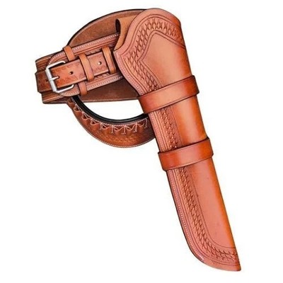 Cowboy Leather Mares Leg Rossi Ranch & Henry Hand Made Scabbard Holster