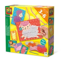 SES Creative 14043 Flauschige Tiere Sticken, Diverse Farben Flauschige Tier-Stic