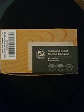 Reusable Nespresso Coffee Capsules Stainless steel Refillable Coffee Capsule