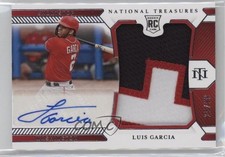 2021 National Treasures Rookie Material Signatures 25/99 Luis Garcia V Auto 1cc7