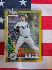 2026 Topps Blake Snell Gold Yellow Holo Foil 386/399 #340 Dodgers SP