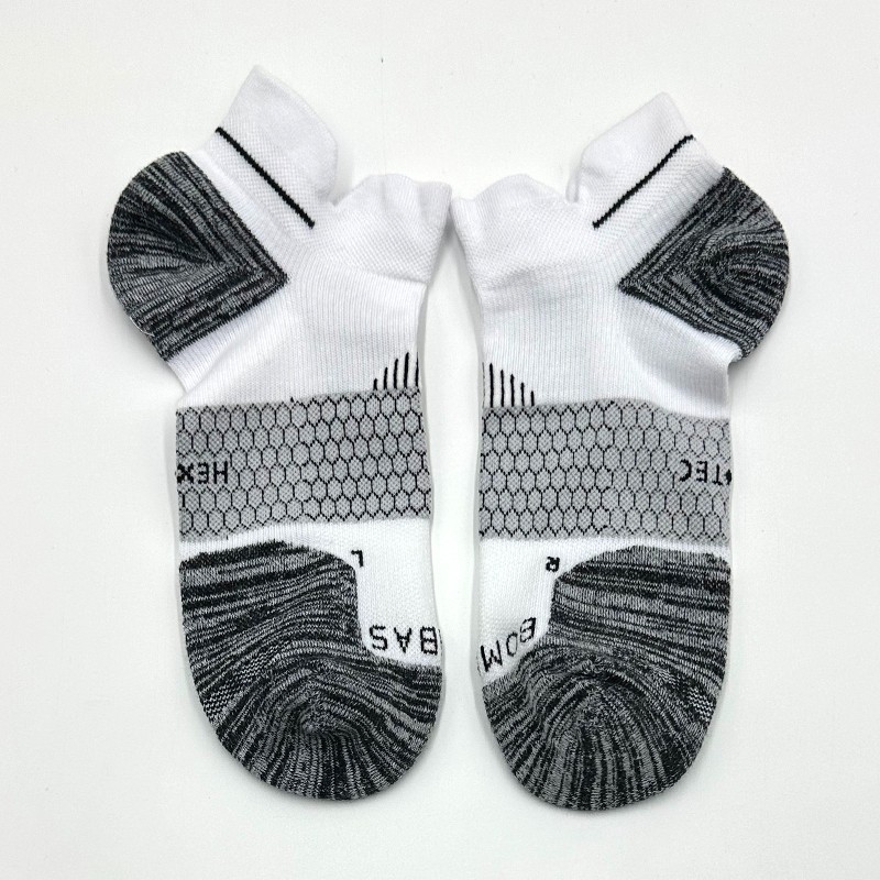 4 Paires De Chaussettes De Running Bombas HexTec Performance - Femme, Taille M, Rose Violet Bleu Vert
