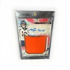 Bo Nix 2024 Topps Inception RJRA-BN Red RC Rookie Jumbo Patch Relic Auto /75