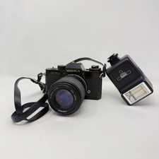 Yashica FR1 SLR Film Camera with 70-210mm 1:4-5.6 Lens For Parts As Is -Untested