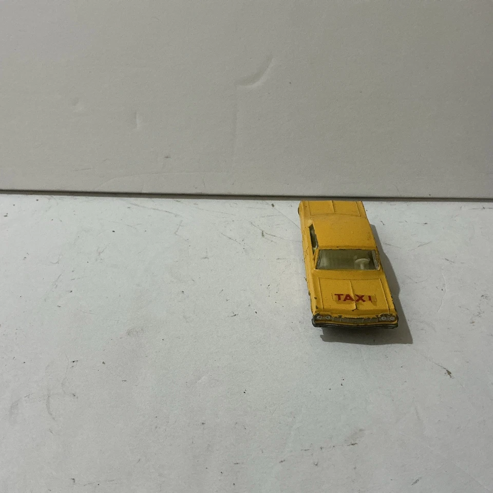 Matchbox Serie 20 Chevrolet Impala Taxi Lesney Hecho en Inglaterra USADO Sin Caja USADO Foto 3 de 4