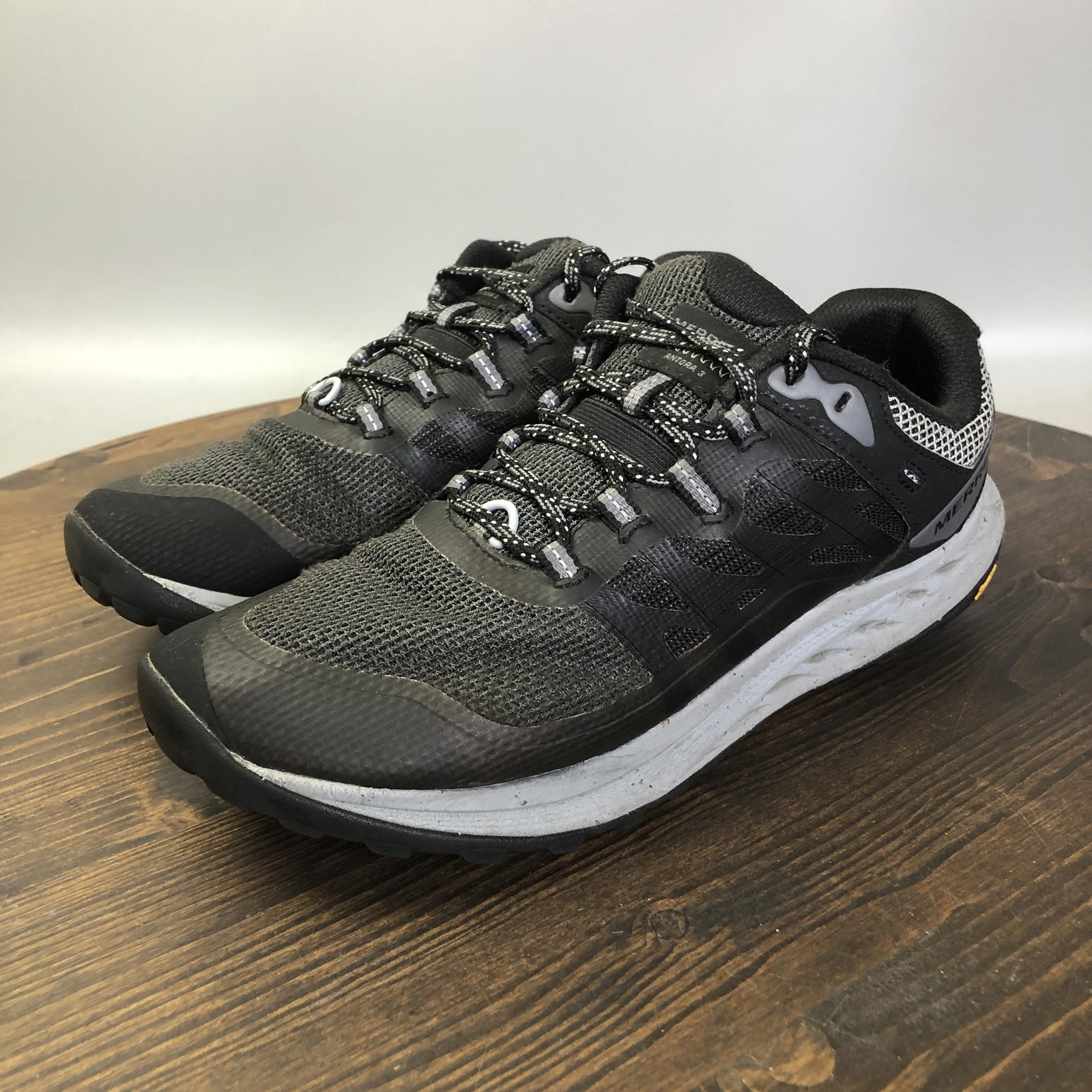 Merrell Antora 3 scarpe donna taglia 9 nere trail running suola vibram J067590