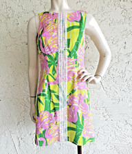 LILLY PULITZER Size 10 Target 20th Anniversary Dress Bright Floral Sheath Shift