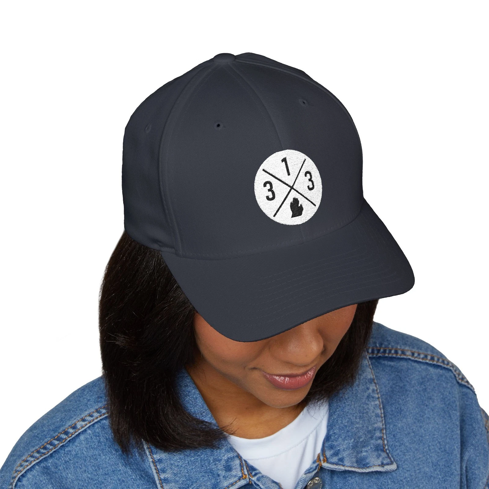 Embroidered Detroit 313 Hat Michigan Logo Baseball Cap Adjustable