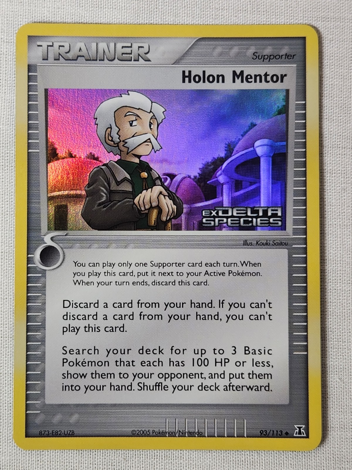 NM Holon Mentor - Reverse Holo #93 Delta Species Pokemon TCG