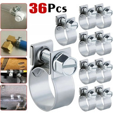 New 36 Pcs 14 516 38 Fuel Injection Gas Line Hose Clamps Clip Pipe Clamp