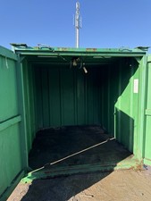 10ft Portable Storage Shipping Container Site Store Anti Vandal Steel 