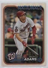 2024 Topps Series 2 Rainbow Foil Riley Adams #395 00gy