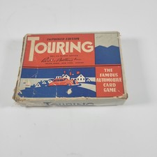 Vintage 1937 Touring The Famous Automobile Card Game Parker Brothers Improved Ed