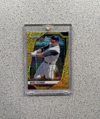2025 Panini Prizm #206 Grady Sizemore FOTL Gold Shimmer /7 Indians ALL STAR RARE