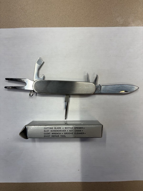 Royal Crest Stainless Steel "Golfer's Multi-Function Knife NEW Engravable Gift!!