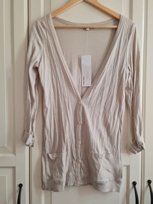 Tally Weijl Shirt Jacke Beige Creme Größe M/38 NEU mit Etikett 