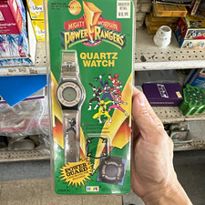 Mighty Morphin Power Rangers Unisex Kids Quartz Analog Watch 1994 w/ Box