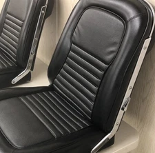 1967 Corvette Seat Side Rails Chrome 4pc C2 From Corvette America X35824 NIB