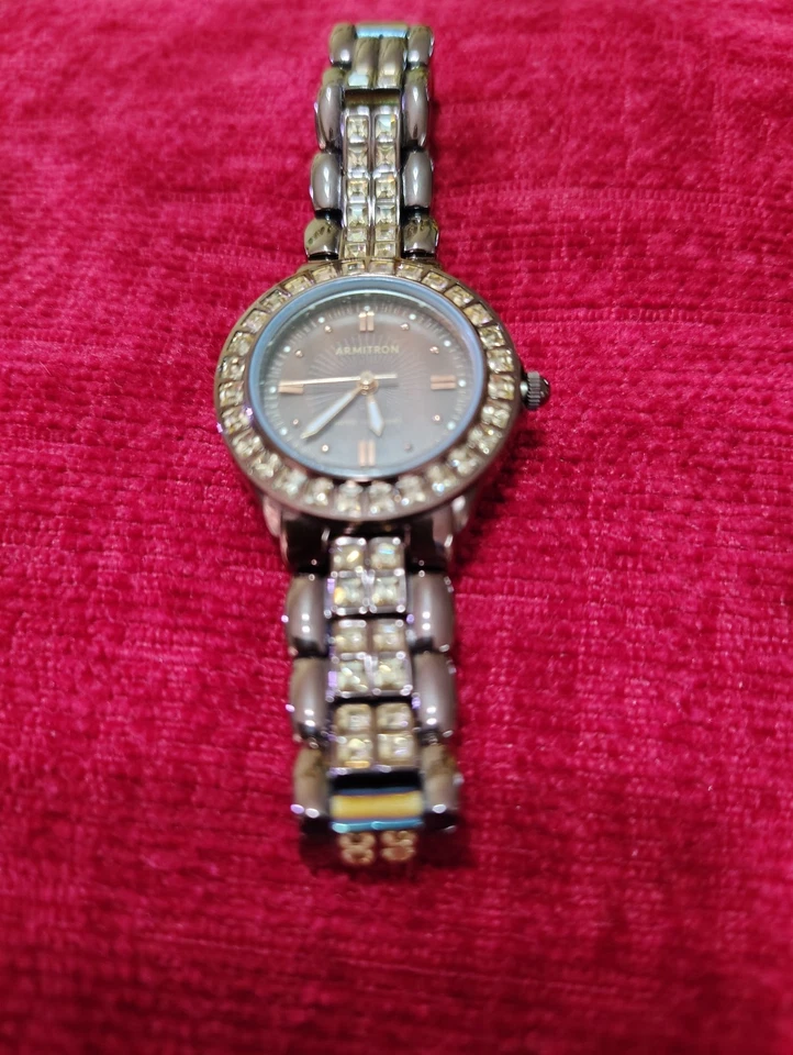 Reloj pulsera Armitron para mujer 75/36891B cristal marrón bronce Foto 2 de 4