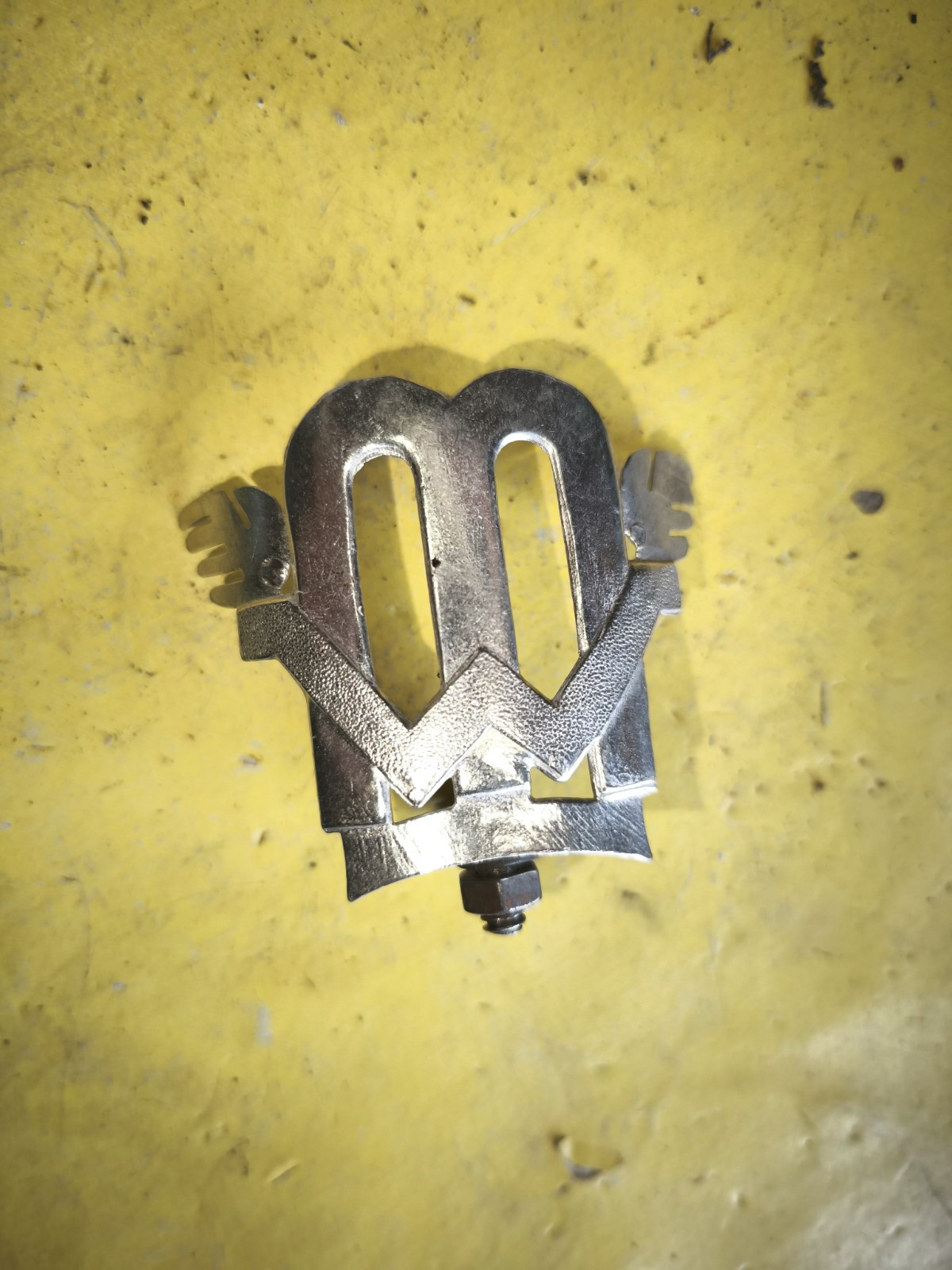 Meister Mammut Bielefeld Fahrrad Emblem Schutzblech Original NOS {G2
