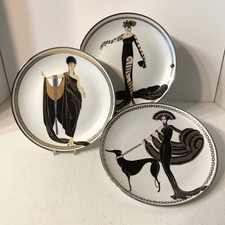 Set 3 -Vintage House Of Erte Symphony In Blac...