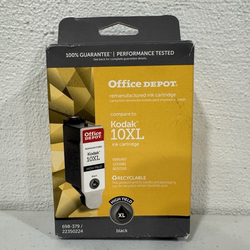 Kodak 10 / 10XL Series Genuine Ink Cartridge (Choose Black Or Colour) - Open Box