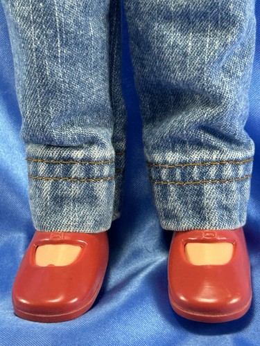 Ideal Crissy Family Dolls CRISSY 1969 Puppe mit Bluse Weste Jeans Stirnband & Schuhe - Bild 16 von 24