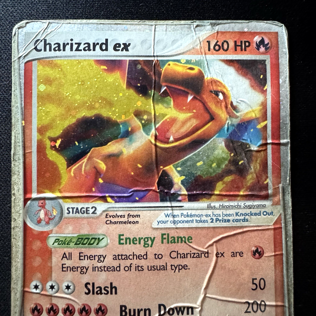 Pokémon Charizard ex 105/112 EX FireRed & LeafGreen Holo Rare 160
