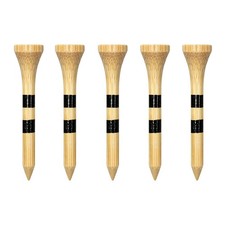 Zivisk Wooden Golf Tees 2-1/8" 100 Count 54mm 2 1/8 Inch, Natural Color