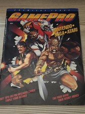 1989 GamePro Magazine Premiere 1 Issue Complete Nintendo Sega Atari Great Cond