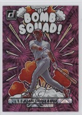 2023 Panini Donruss Bomb Squad Pink Fireworks Juan Gonzalez #BS7 0c2