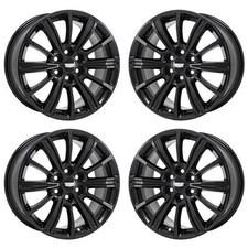 18" Cadillac XT5 Gloss Black Exchange Wheels Rims Factory OEM 4798 2017-2020