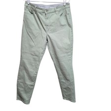 Talbots Women  s Size 14 Mint Green Slim Ankle Pants Stretch