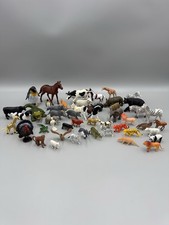 Animal Figure Mixed Lot of 40 Plus Figures Ju...