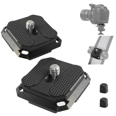 2 Pack Quick Release Plate, 38mm ArcaSwiss Type QR Square Camera 4Sided Mount...